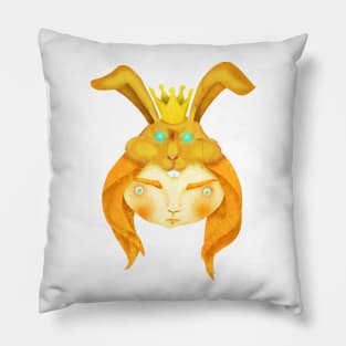 Diana & King Rabbit T-Shirt Pillow