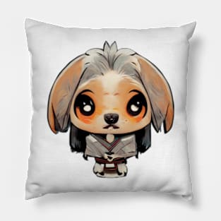 Chibi Dog in manga style Pillow