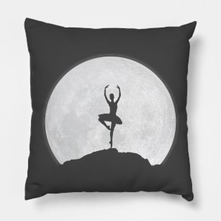 Ballerina and the Moon Pillow