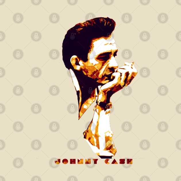 Johnny Cash - Popart by TheMarineBiologist