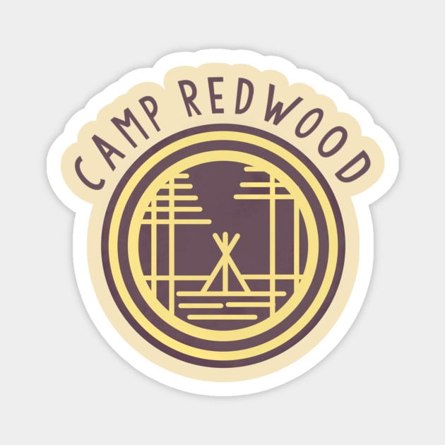 Camp redwood counselor Magnet by bowtie_fighter