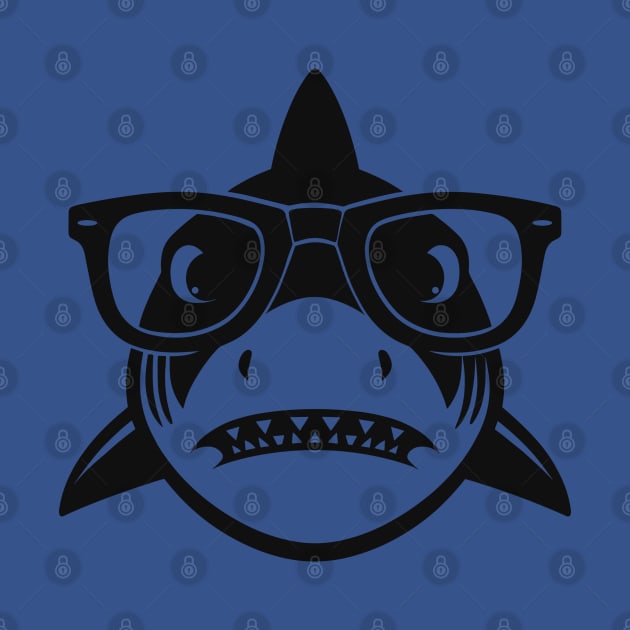 Nerdy Shark by KayBee Gift Shop