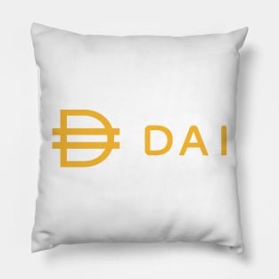 Dai Coin Cryptocurrency DAI crypto Pillow