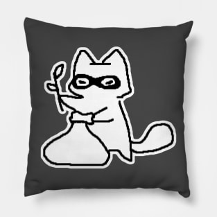 thief kitty Pillow