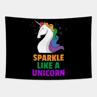 Sparkle Like A Unicorn Tapestry