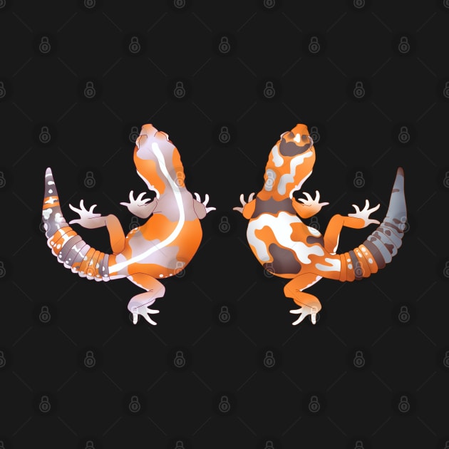 African Fat Tailed Gecko Pattern by ziafrazier