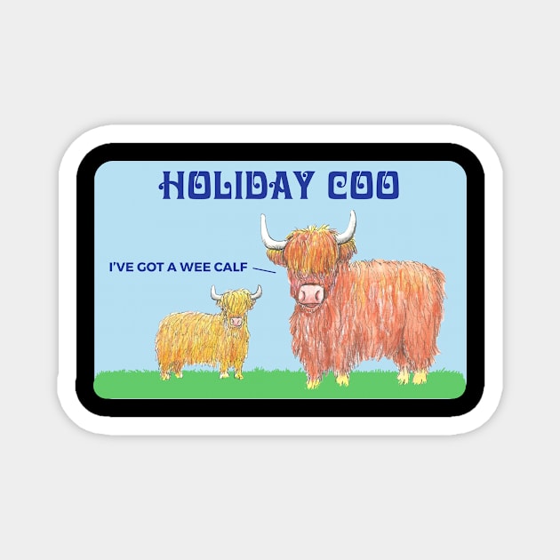 Holiday Coo Magnet by TimeTravellers