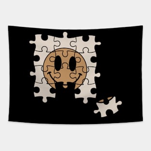 Puzzle smile Tapestry