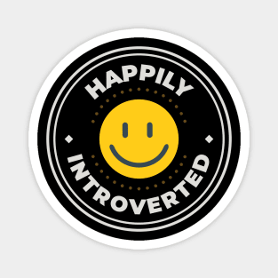 Happily introverted logo Magnet