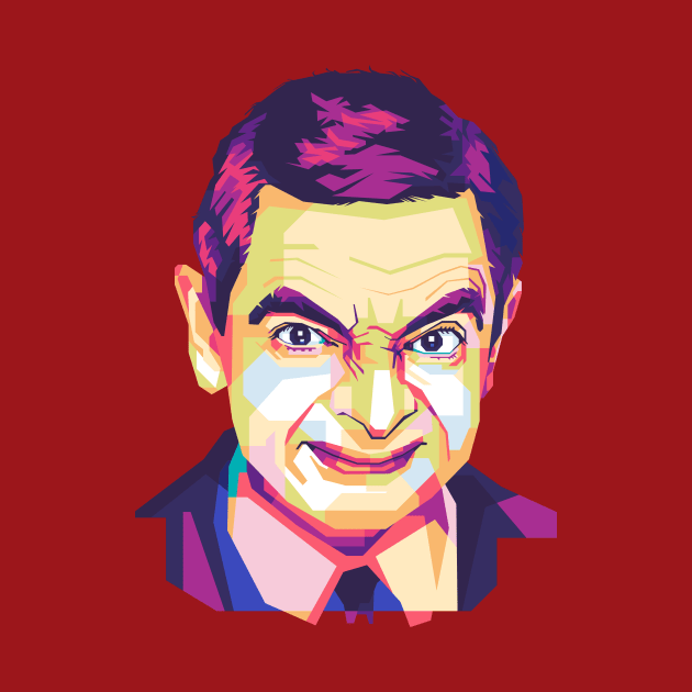 Mr. Bean Rowan Atkinson by Tupai Art