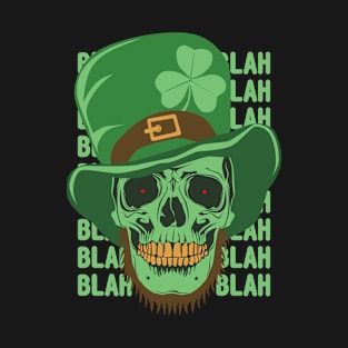 Skull Saint Patrick Day Shirt Happy St Patty's Day. T-Shirt