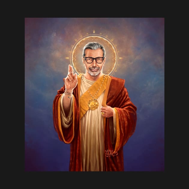 Saint Jeff of Goldblum by vincentcarrozza