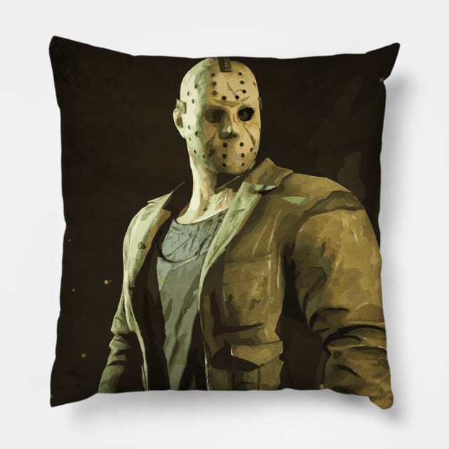 Jason Voorhees Pillow by Durro