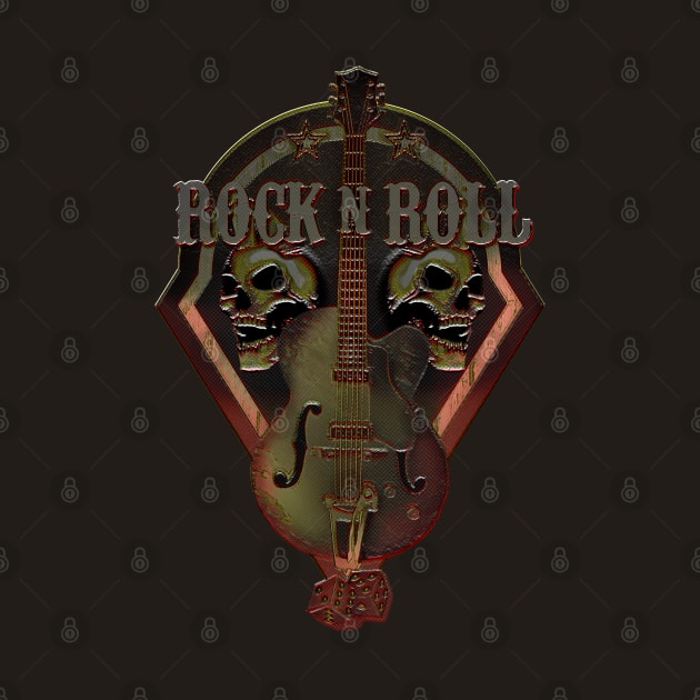 Rock'n'Roll Skulls by hardtbonez