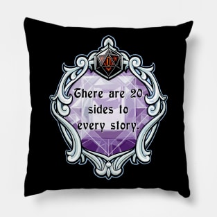 Amulet There are 20 Sides to Every Story Pillow