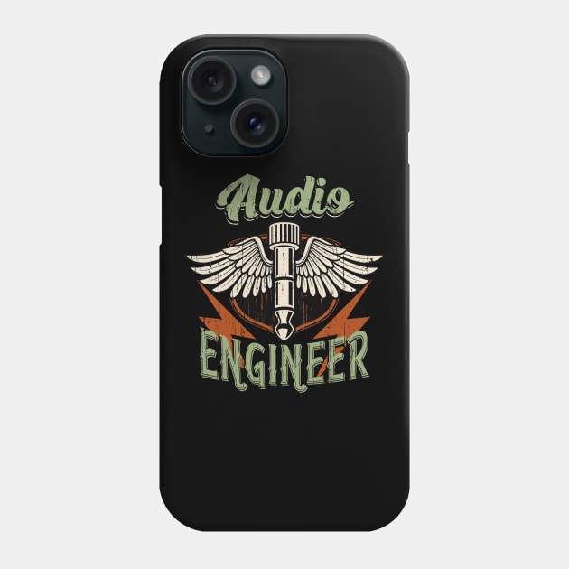 Audio Engineer Sound Technician Phone Case by Foxxy Merch