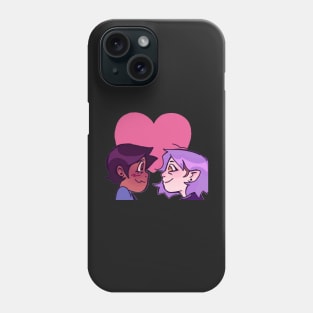 Luz and Amity in love Phone Case