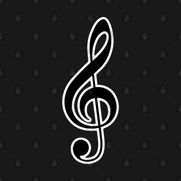 Treble Clef by BigHeaterDesigns