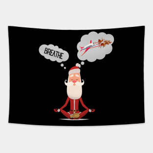 Funny Santa Wish For Christmas Tapestry