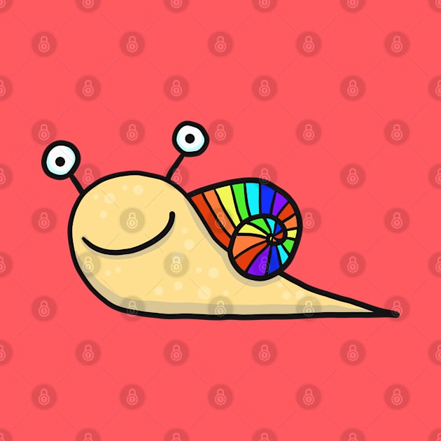 rainbow snail by ThomaeArt