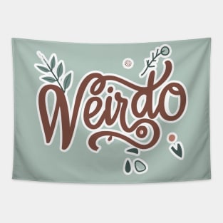 Script Font ‘Weirdo’ Typography: A Blend of Simplicity and Elegance Tapestry