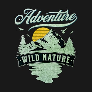 Adventure Wild Nature Vintage Art T-Shirt