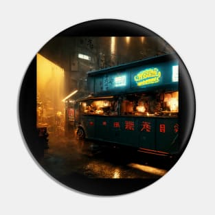 Ramen Truck - Cyberpunk Cityscapes Pin