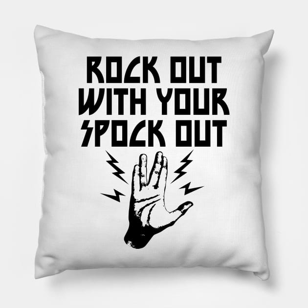 STAR TREK - Rock out with your Trek out Pillow by ROBZILLA