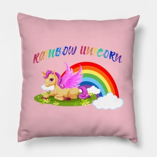 Rainbow Unicorn Lover Pillow