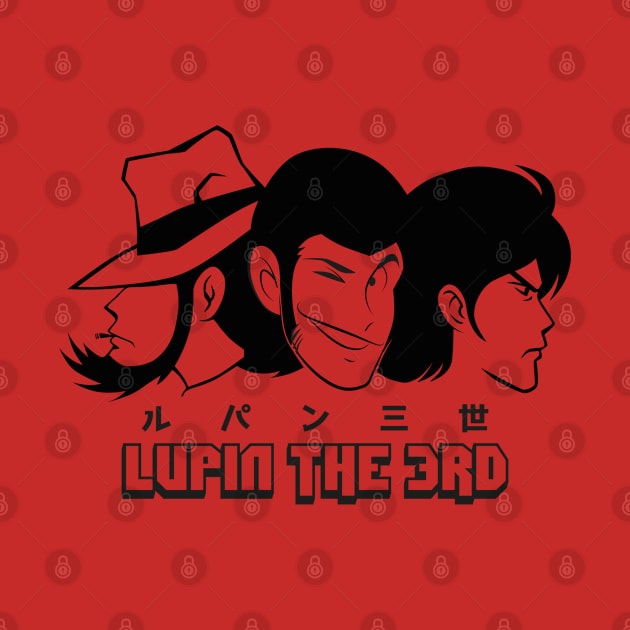 219 Lupin 3head Wide by Yexart