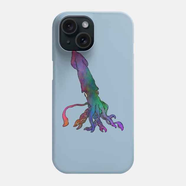 Giant squid Phone Case by JennyGreneIllustration