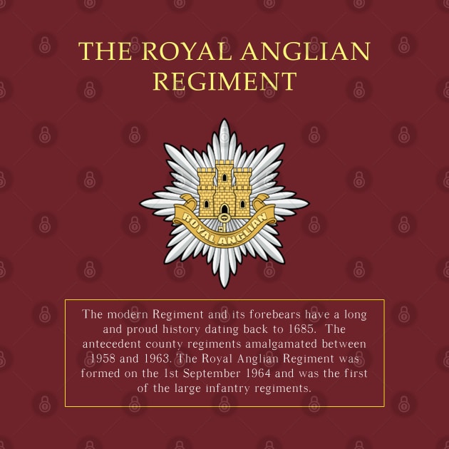 THE ROYAL ANGLIAN REGIMENT 2 by Madi's shop