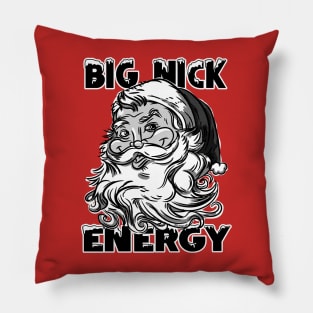 Big Nick Energy Retro Santa Pillow