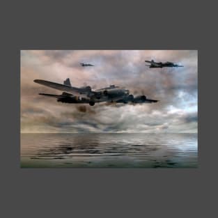 B-17 Flying Fortress - Almost Home T-Shirt