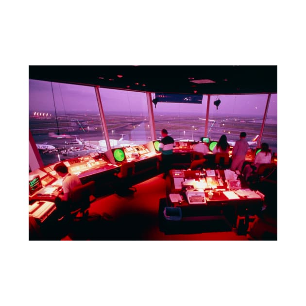 Interior of Air Traffic Control Tower (T610/0133) by SciencePhoto