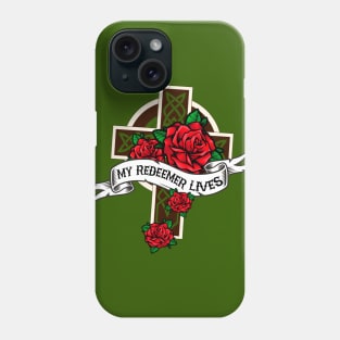 My Redeemer Lives, Vintage Tattoo Phone Case