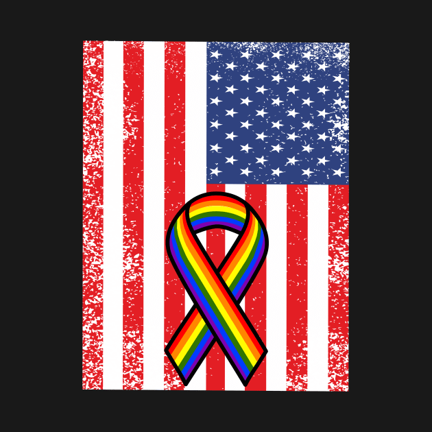 Gay american flag by cypryanus