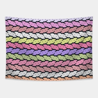 COLORFUL ABSTRACT LINES Tapestry