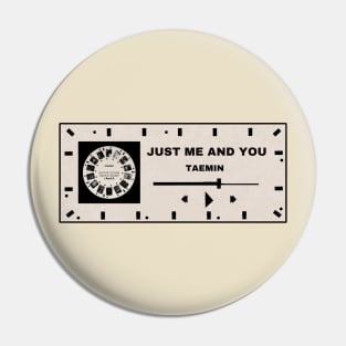 Taemin - Just Me And You Song Label Pin