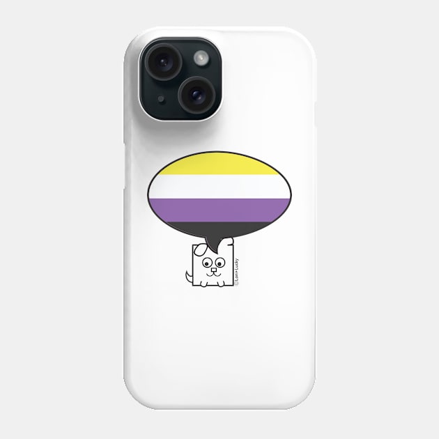 Proud to be NonBinary Phone Case by gallerynadine