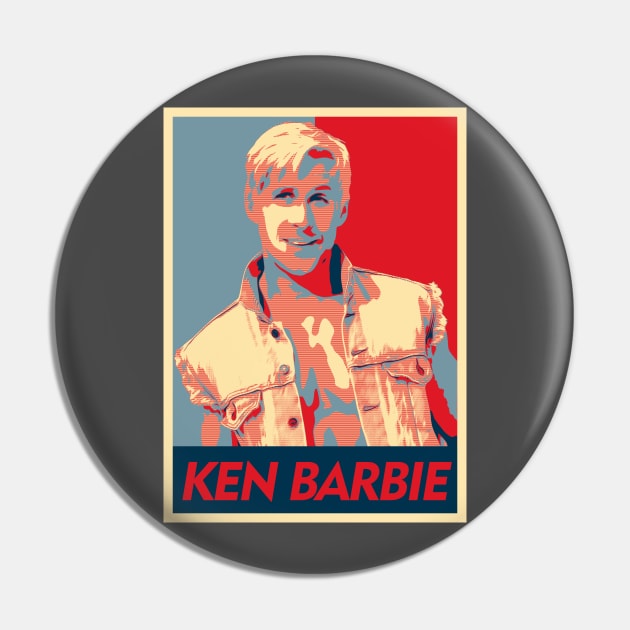 Ken Barbie Pin by Girladies Artshop