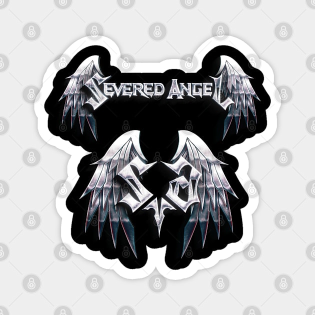 Severed Angel Stylized Logo with Symbol Magnet by Severed Angel Official Band Merch