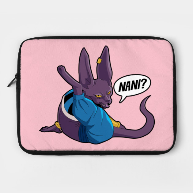 Beerus Lick Nani Dragon Ball Super Laptop Case Teepublic