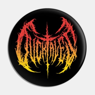 McDuck (Gradient) - Death Metal Logo Pin