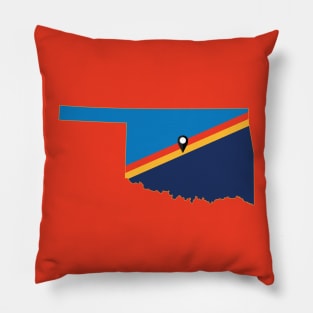 OKC Basketball Pillow