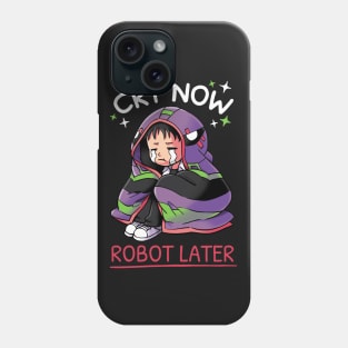 Cry Now, Robot Later // Shinji Ikari, Evangelion, Anime Phone Case