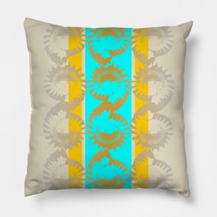 Ammonites print Pillow