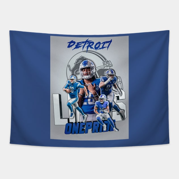 Detroit Lions Football Tapestry by NFLapparel