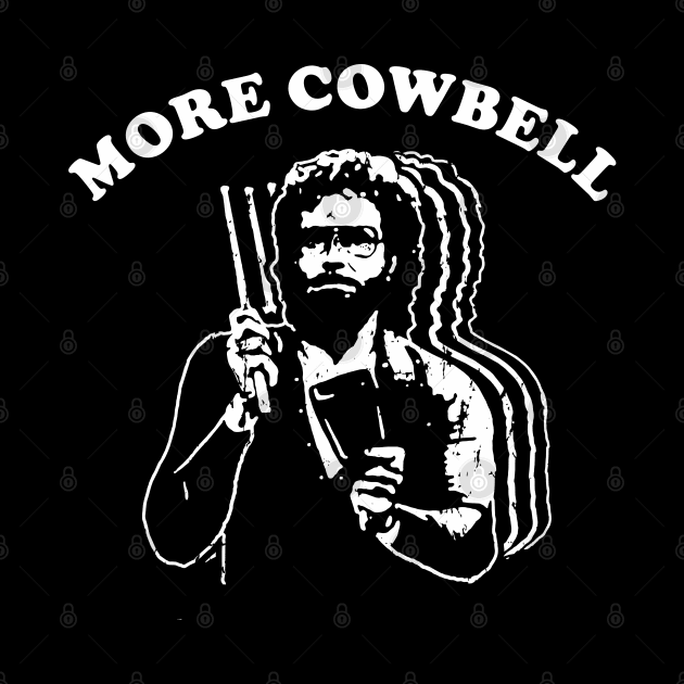 Funny More Cowbell Please Vintage Aesthetic Saturday Joke by dewinpal