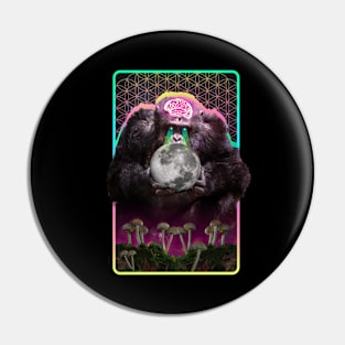 Stoned Ape Theory | Mushrooms | Psychedelic Gift | Evolution Pin